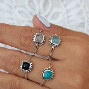 Anillo Bali cuadradito