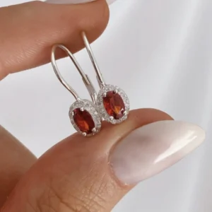Aros cubic cierre argolla oval