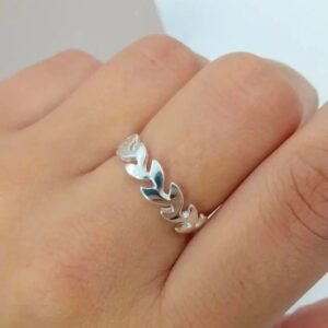 Anillo hojitas - Talle 13