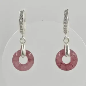 Aros argollita dona rosa