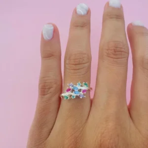 Anillo multicolor