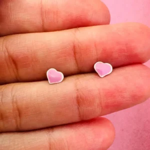 Abridores corazon esmaltado rosa