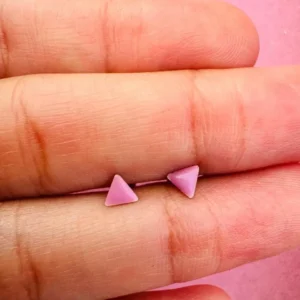 Abridores triangulito esmaltado rosa