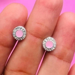 Abridores esmaltado rosa