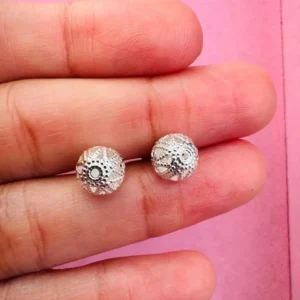 Abridores bolita plata calada N6