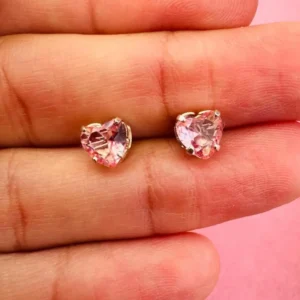 Abridores cubic corazon N2 rosa
