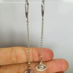 Aros largos ojo turco