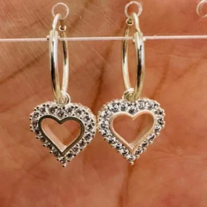Aros arollita dije corazon cubic