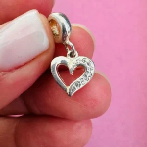 Dije pando corazon con cubic