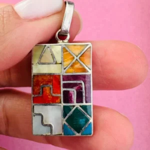 Dije plata peruana 950