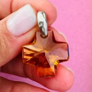 Dije cruz swarovski