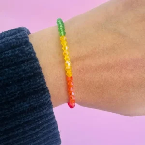 Pulsera elastizada cristal de roca