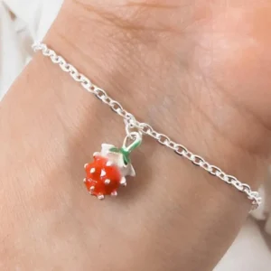 Pulsera dije frutilla