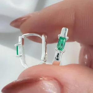 Aros huggies cubic verde