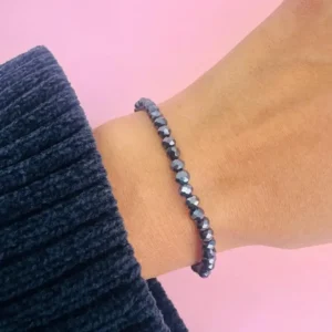 Pulsera elastizada cristal de roca