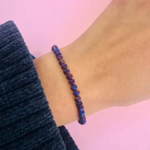 Pulsera elastizada cristal de roca