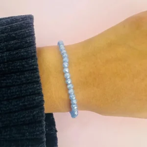 Pulsera elastizada cristal de roca