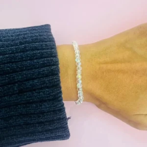Pulsera elastizada cristal de roca