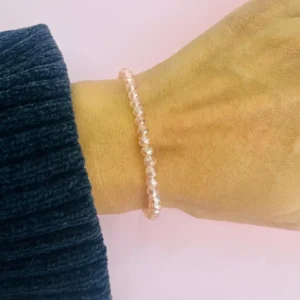 Pulsera elastizada cristal de roca