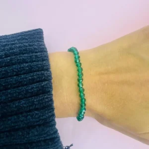 Pulsera elastizada cristal de roca